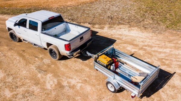 DK2 4.5-ft x 7.5-ft Steel Utility Trailer ( 1295-lb Capacity ) 2491712 - Image 4